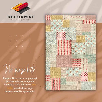 Vinyl tapijt Kleurrijk patchwork