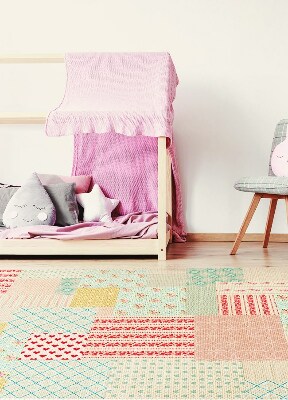 Vinyl tapijt Kleurrijk patchwork