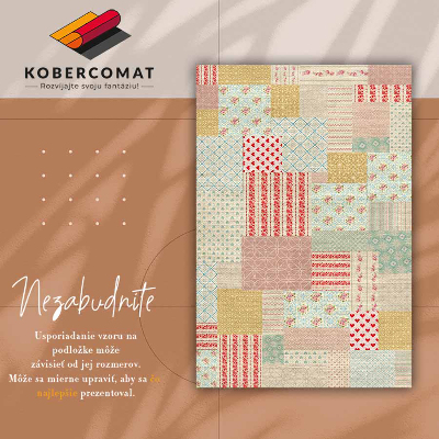 Vinyl tapijt Kleurrijk patchwork