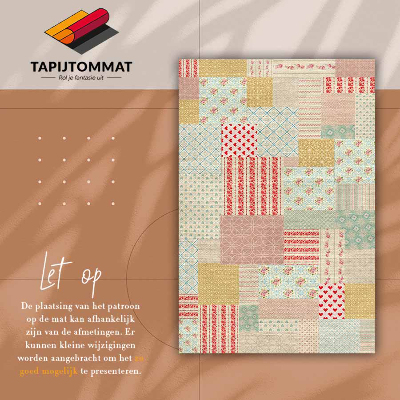 Vinyl tapijt Kleurrijk patchwork