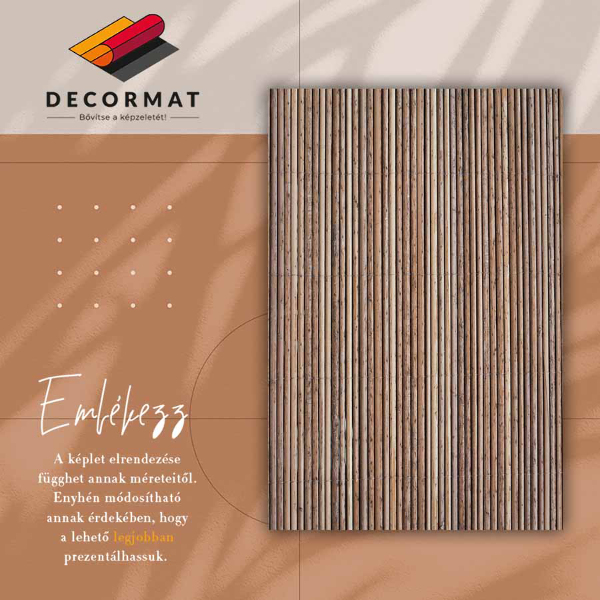 PVC mat Bamboemat