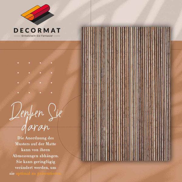 PVC mat Bamboemat