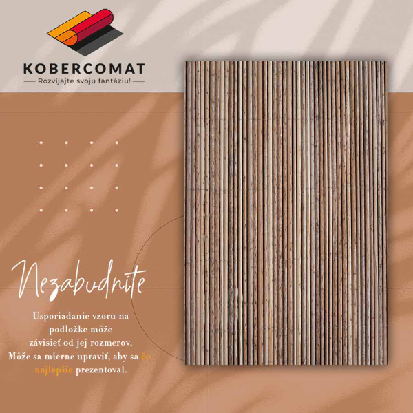 PVC mat Bamboemat