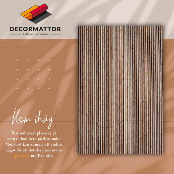PVC mat Bamboemat