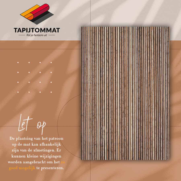 PVC mat Bamboemat