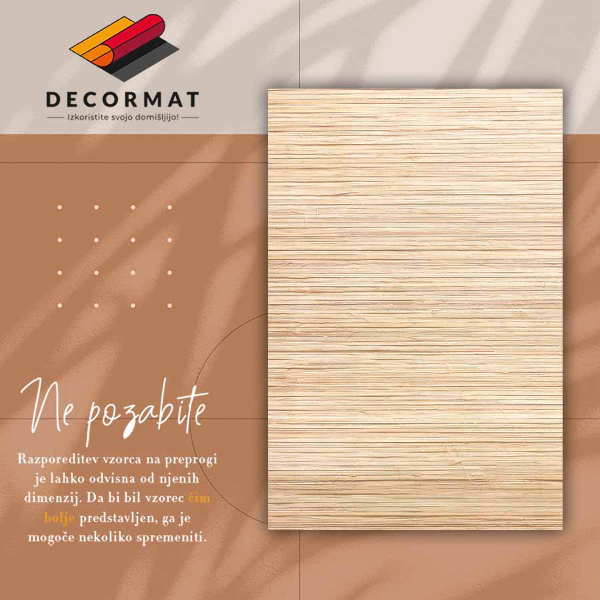 Vinyl tapijt Stro -textuur