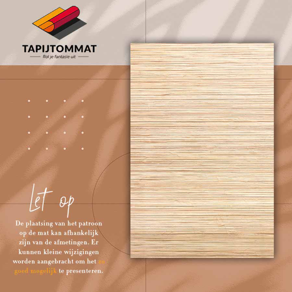 Vinyl tapijt Stro -textuur