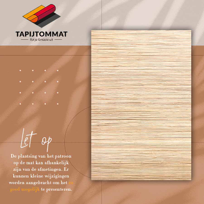 Vinyl tapijt Stro -textuur