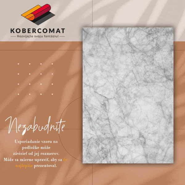 PVC mat Betonnen marmer