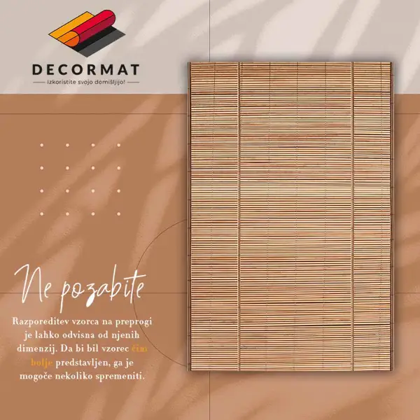 PVC vloer mat Riet