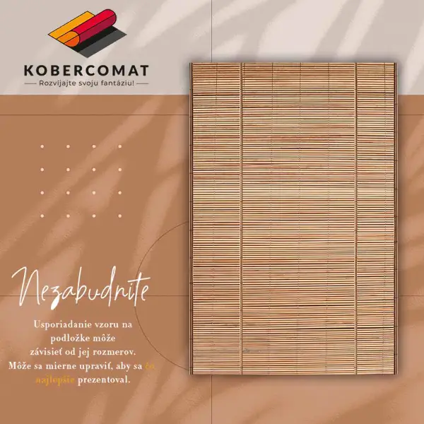 PVC vloer mat Riet