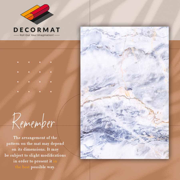 PVC mat Marmeren gouden scheuren