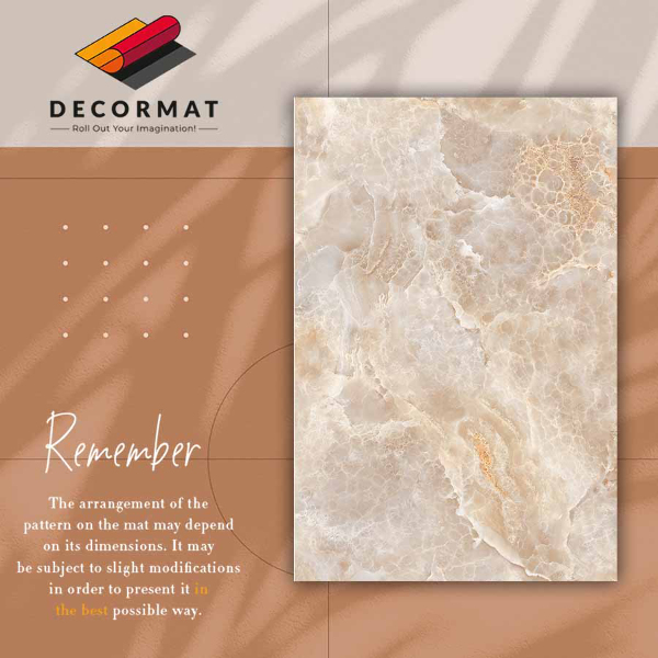 PVC mat Roestig marmer