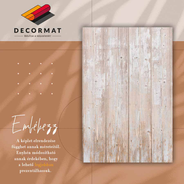 PVC mat Oude boards