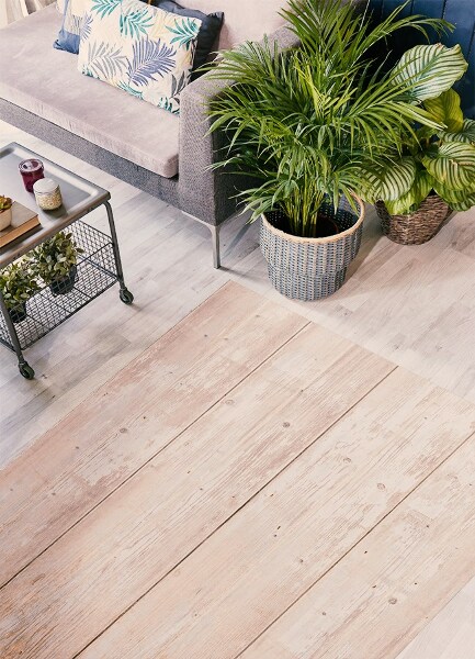 PVC mat Oude boards