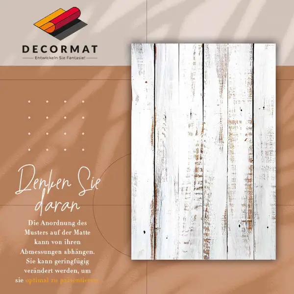 Vloerkleed op vinyl Rustiek hout