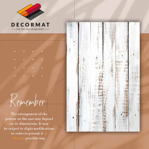 Vloerkleed op vinyl Rustiek hout