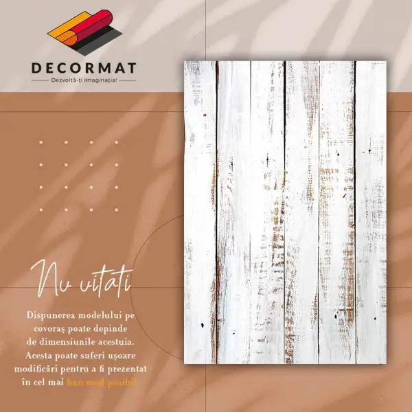 Vloerkleed op vinyl Rustiek hout