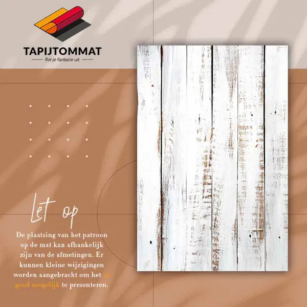Vloerkleed op vinyl Rustiek hout