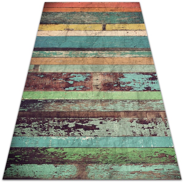 Vinyl tapijt Kleurrijke boards