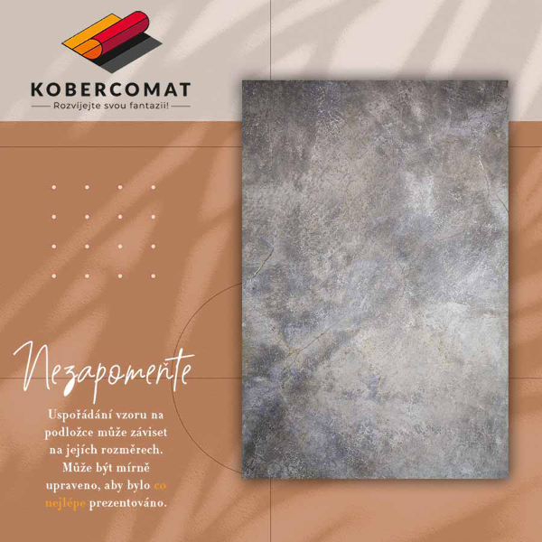 Vloerkleed op vinyl Gebarsten beton