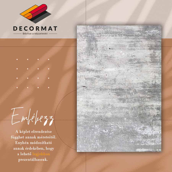 Vloerkleed vinyl Gedragen door beton