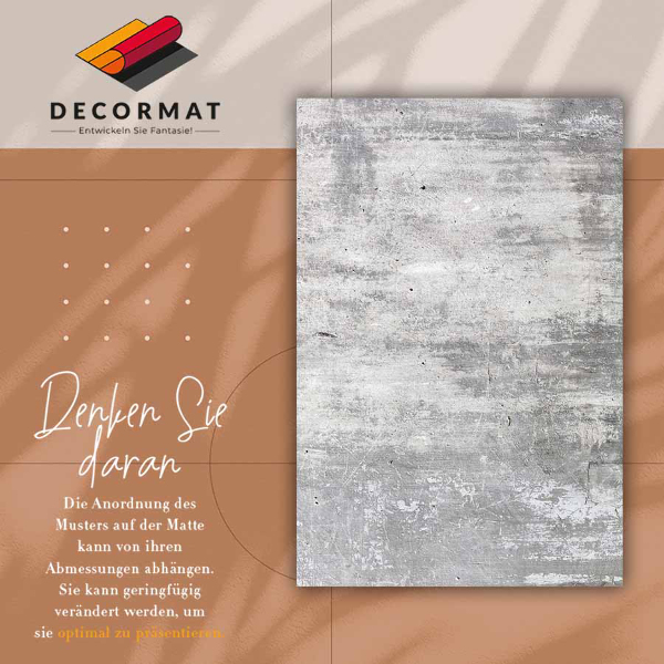 Vloerkleed vinyl Gedragen door beton