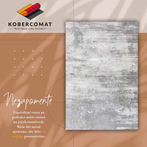 Vloerkleed vinyl Gedragen door beton