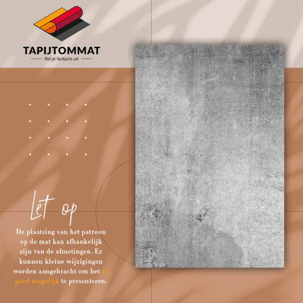 PVC mat Grijs beton