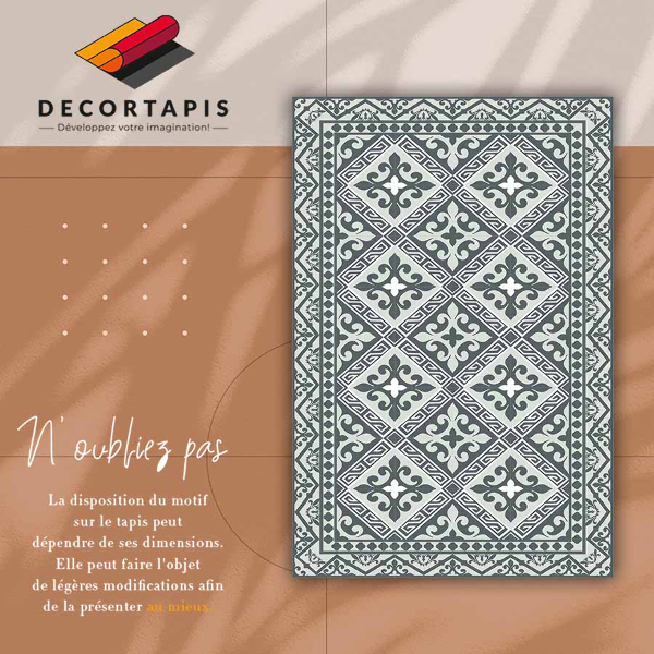 Tapijt vinyl Geometrisch patroon bloemen
