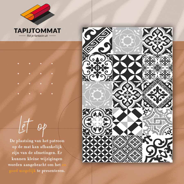 Tapijt vinyl Gekke patronen
