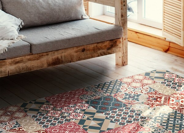 Vinyl vloerkleed Verschillende ontwerpen