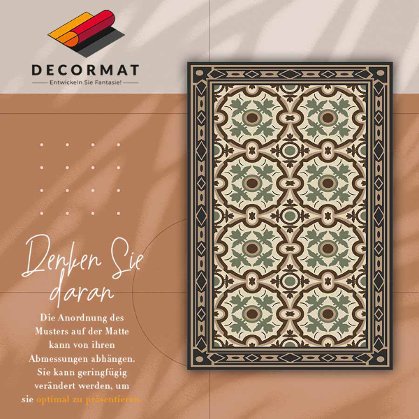 Vinyl tapijt Ovale patronen