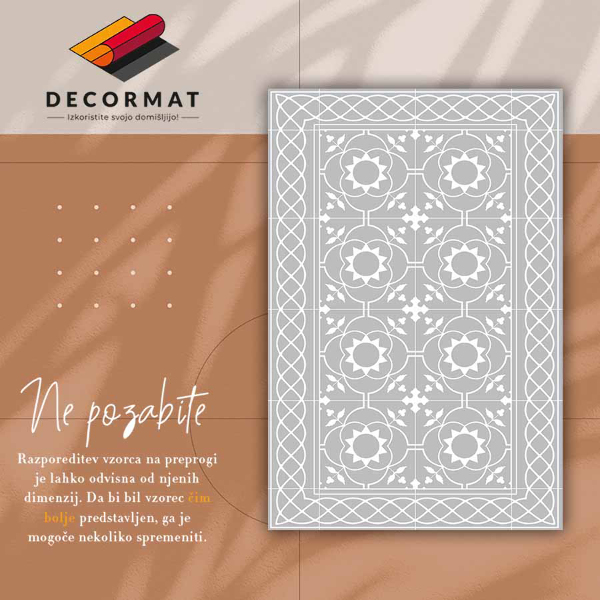 Vinyl tapijt Symmetrisch patroon