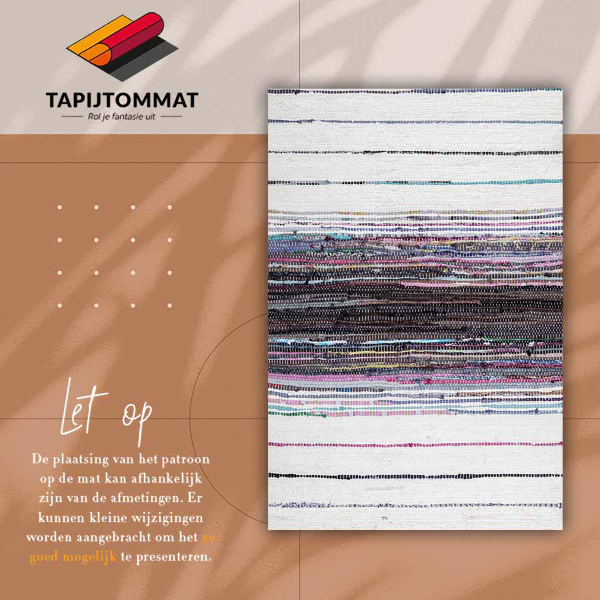 Vinyl tapijt Kleurrijke strepen