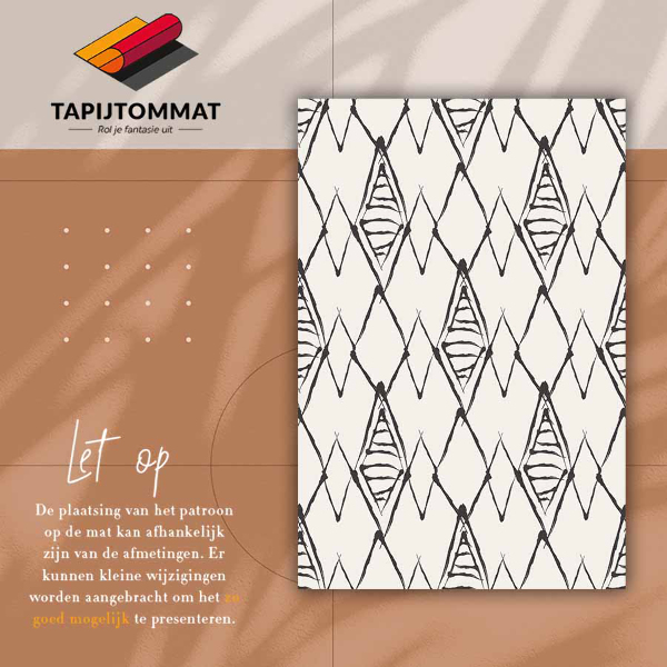 Vinyl tapijt Mountain peaks -patroon