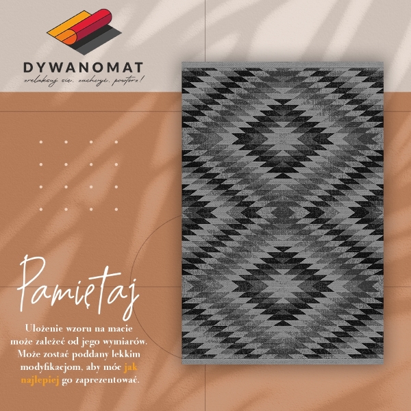 PVC mat Donkere parallel van