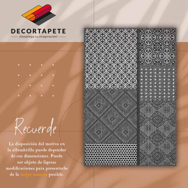 PVC mat Mix van verschillende ontwerpen
