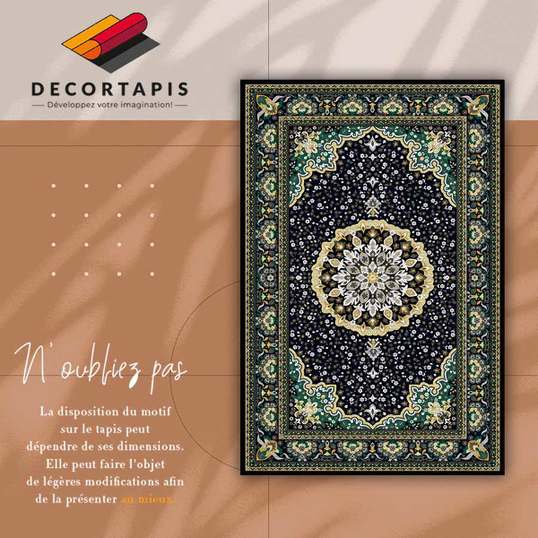 Vloerkleed vinyl Gouden mandala
