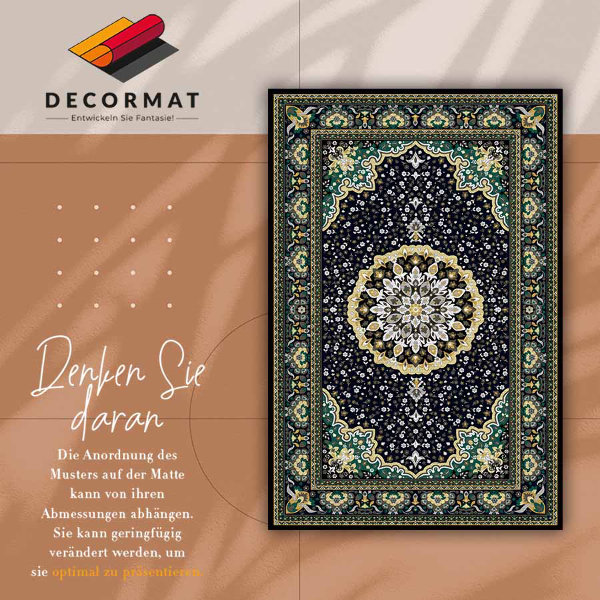 Vloerkleed vinyl Gouden mandala