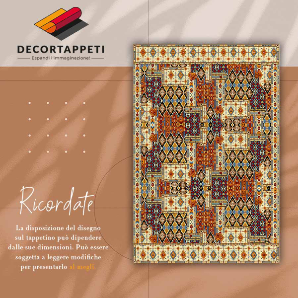 Vloerkleed op vinyl Geometrisch patchwork