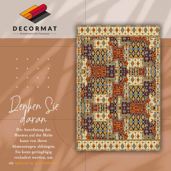 Vloerkleed op vinyl Geometrisch patchwork