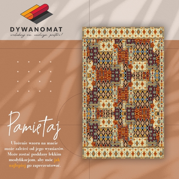 Vloerkleed op vinyl Geometrisch patchwork