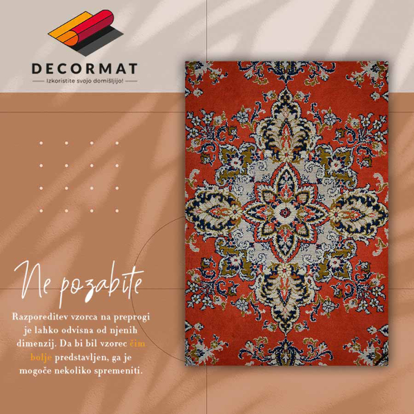 PVC mat Retro eastern style