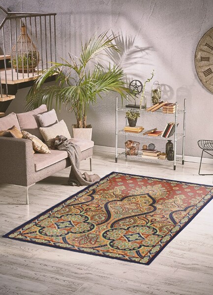 Vinyl tapijt Indiase retro -stijl