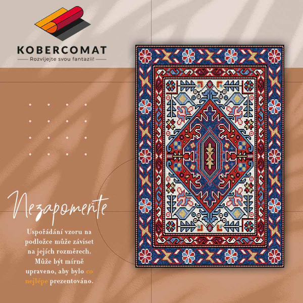 Vinyl tapijt Folk ornamenten