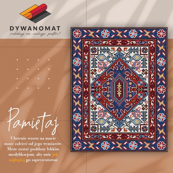 Vinyl tapijt Folk ornamenten