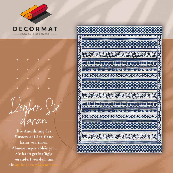 PVC mat Geometrische slop