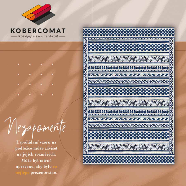 PVC mat Geometrische slop