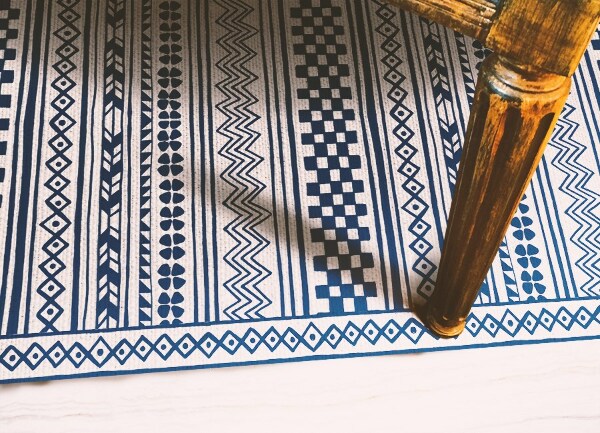 PVC mat Geometrische slop